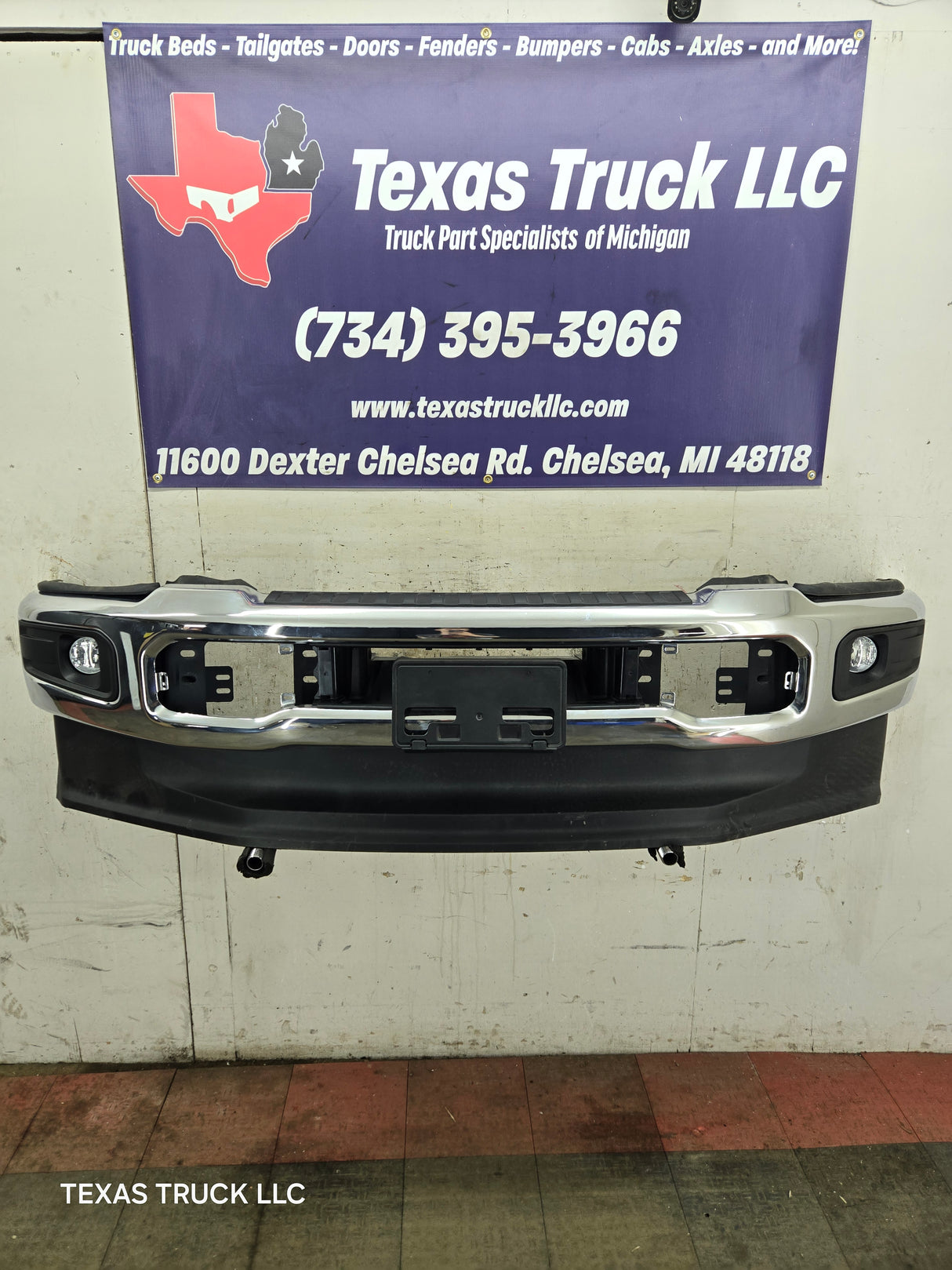 2023-2025 Ford Super Duty F250 F350 Front Bumper - Chrome