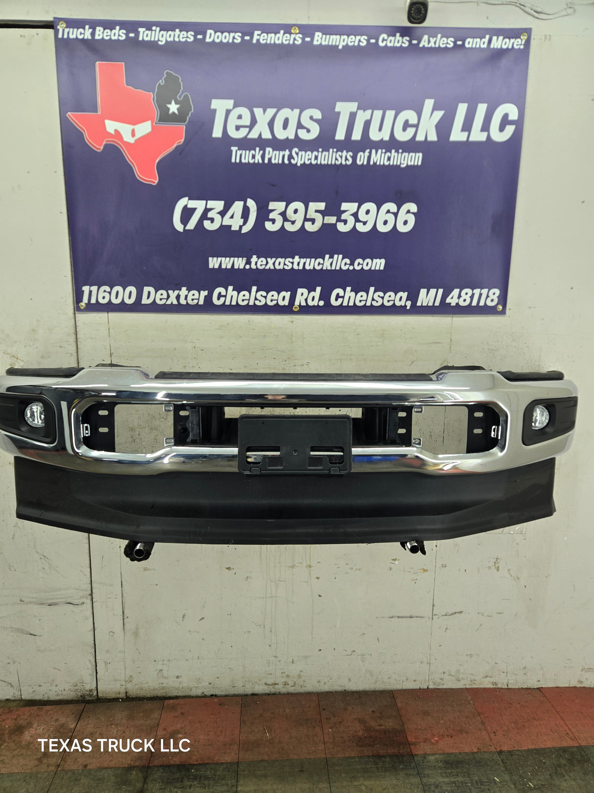 2023-2025 Ford Super Duty F250 F350 Front Bumper - Chrome