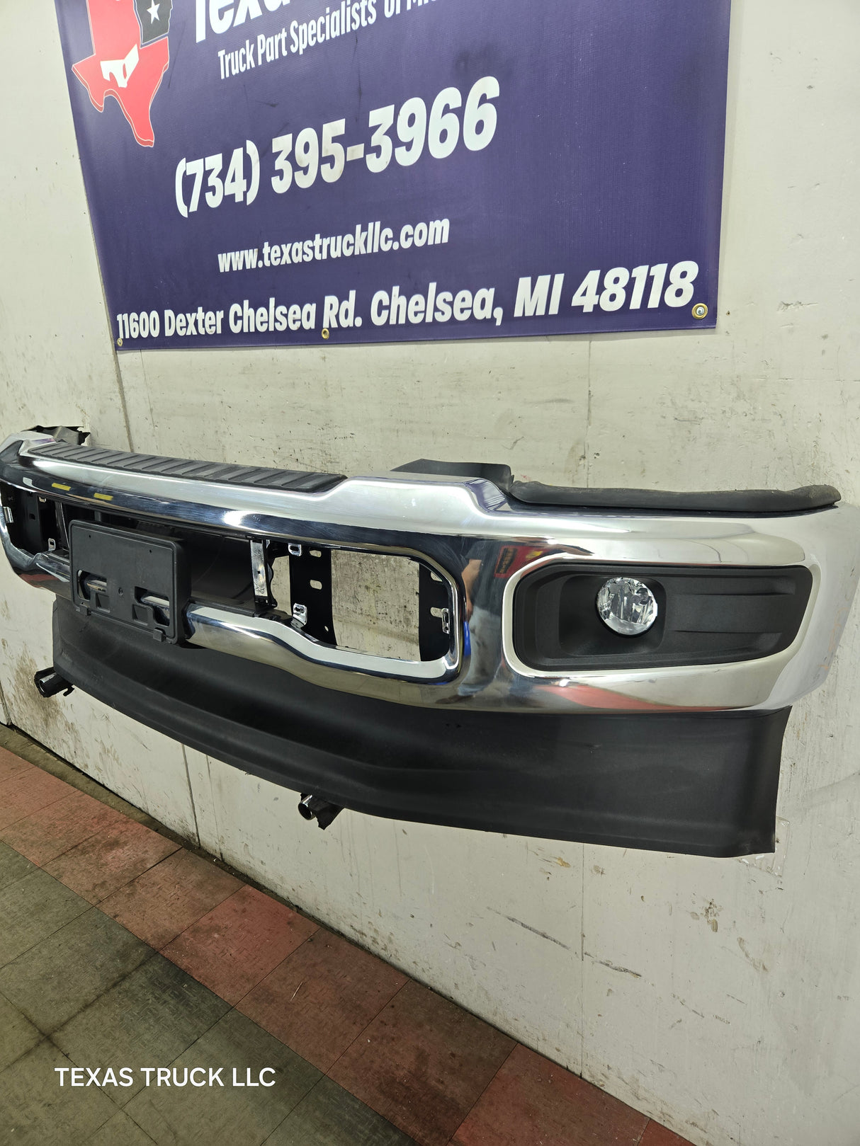 2023-2025 Ford Super Duty F250 F350 Front Bumper - Chrome
