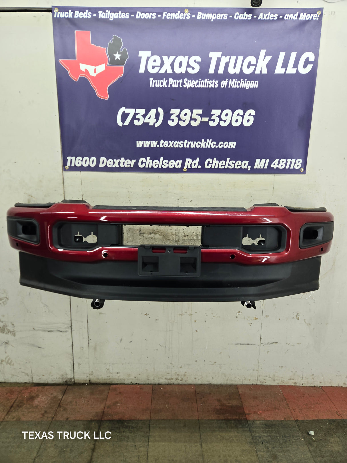 2023-2025 Ford Super Duty F250 F350 Front Bumper - Red