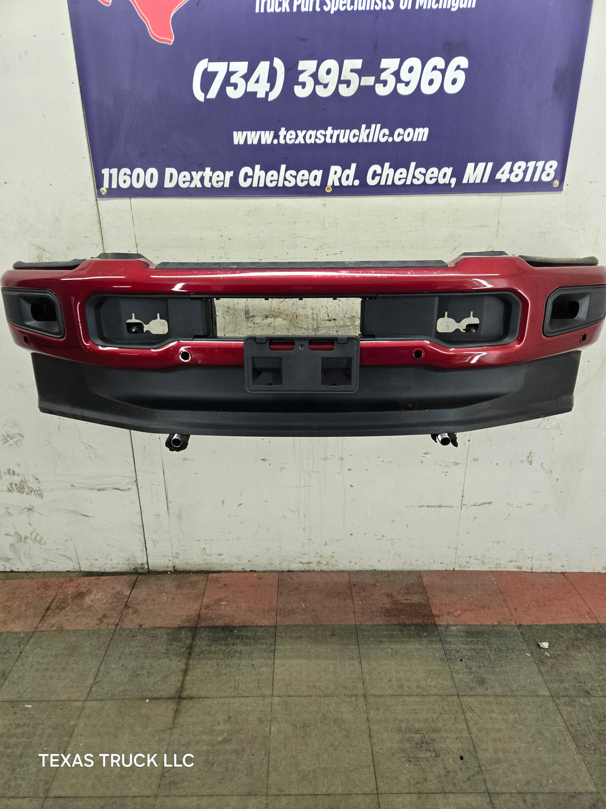 2023-2025 Ford Super Duty F250 F350 Front Bumper - Red