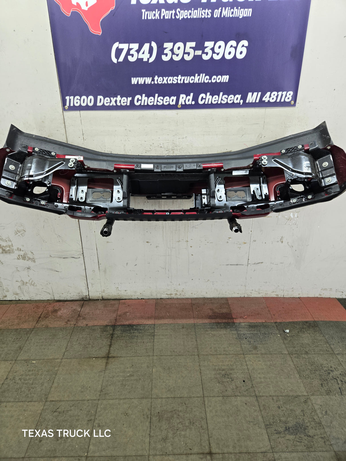 2023-2025 Ford Super Duty F250 F350 Front Bumper - Red