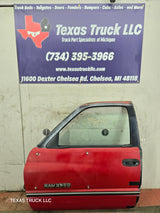 1994-2002 Dodge Ram 2nd Gen LH Driver Side Front Extended Cab Door 1500 2500 3500 ROUND CORNER - Red