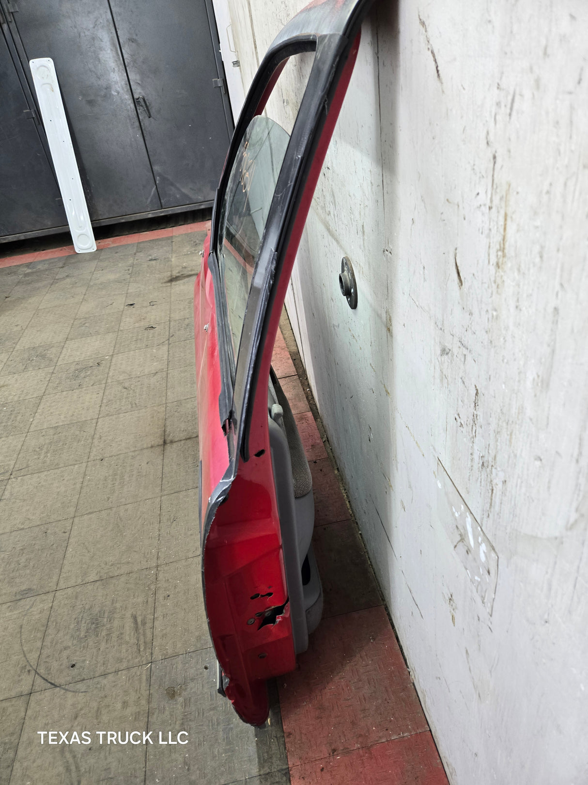 1994-2002 Dodge Ram 2nd Gen LH Driver Side Front Extended Cab Door 1500 2500 3500 ROUND CORNER - Red
