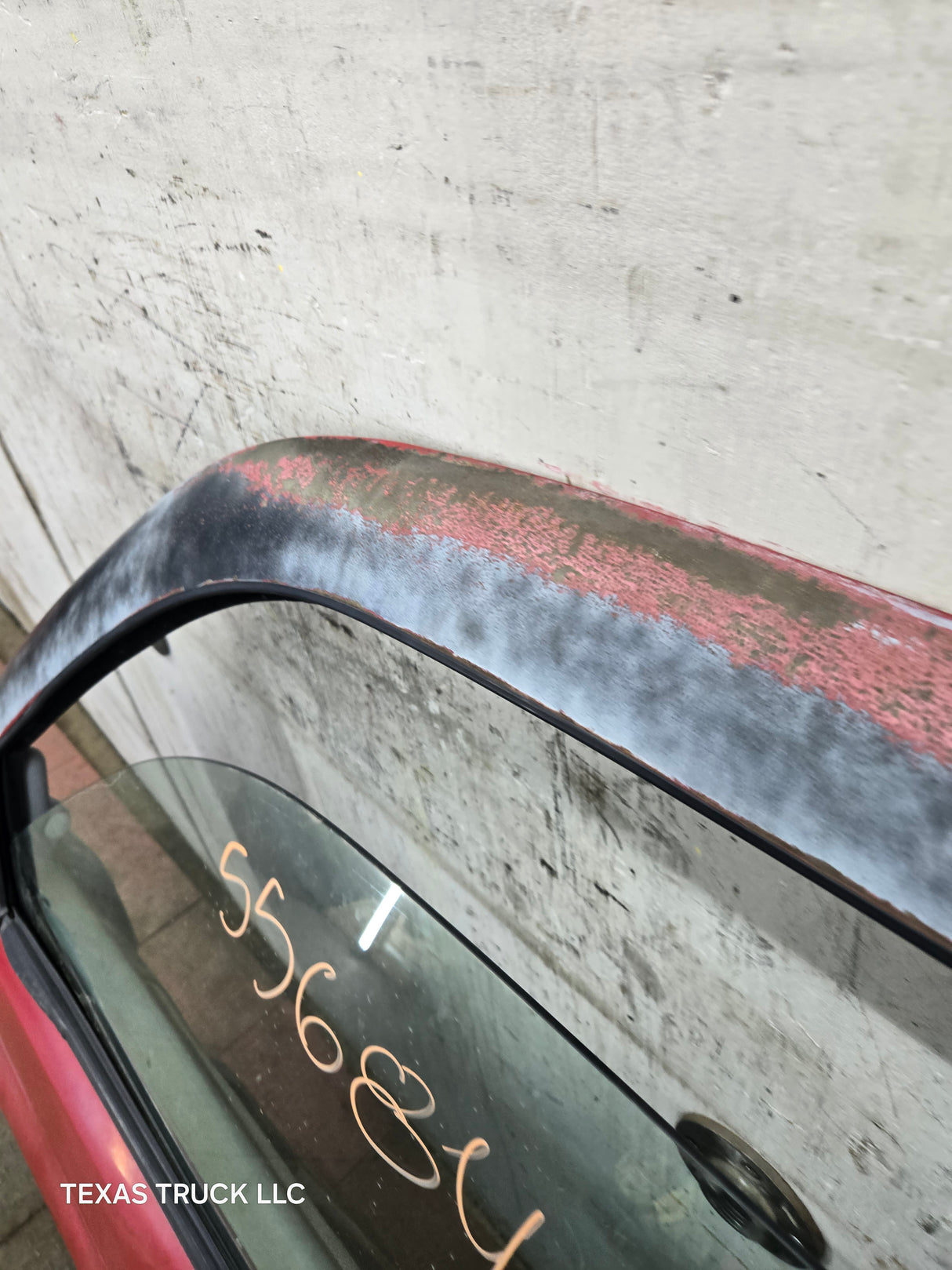 1994-2002 Dodge Ram 2nd Gen LH Driver Side Front Extended Cab Door 1500 2500 3500 ROUND CORNER - Red
