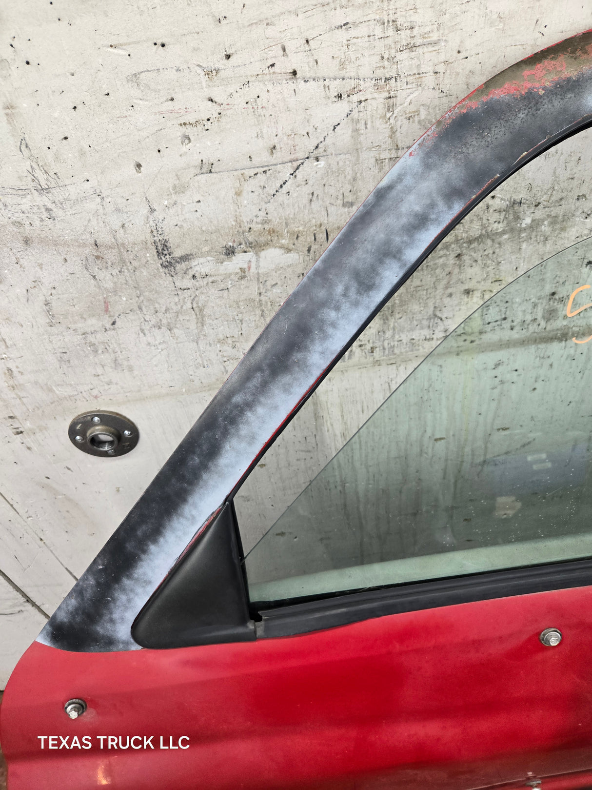 1994-2002 Dodge Ram 2nd Gen LH Driver Side Front Extended Cab Door 1500 2500 3500 ROUND CORNER - Red