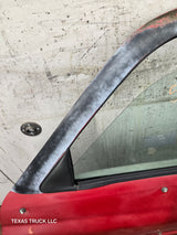 1994-2002 Dodge Ram 2nd Gen LH Driver Side Front Extended Cab Door 1500 2500 3500 ROUND CORNER - Red