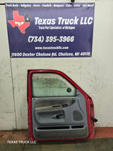 1994-2002 Dodge Ram 2nd Gen LH Driver Side Front Extended Cab Door 1500 2500 3500 ROUND CORNER - Red