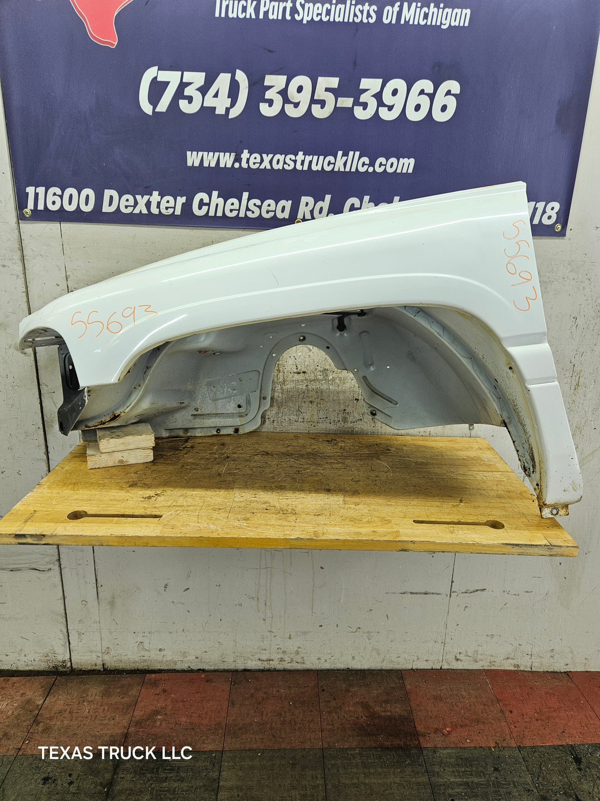 1994-2002 Dodge Ram 2nd Gen 1500 2500 3500 LH Driver Side Fender - White
