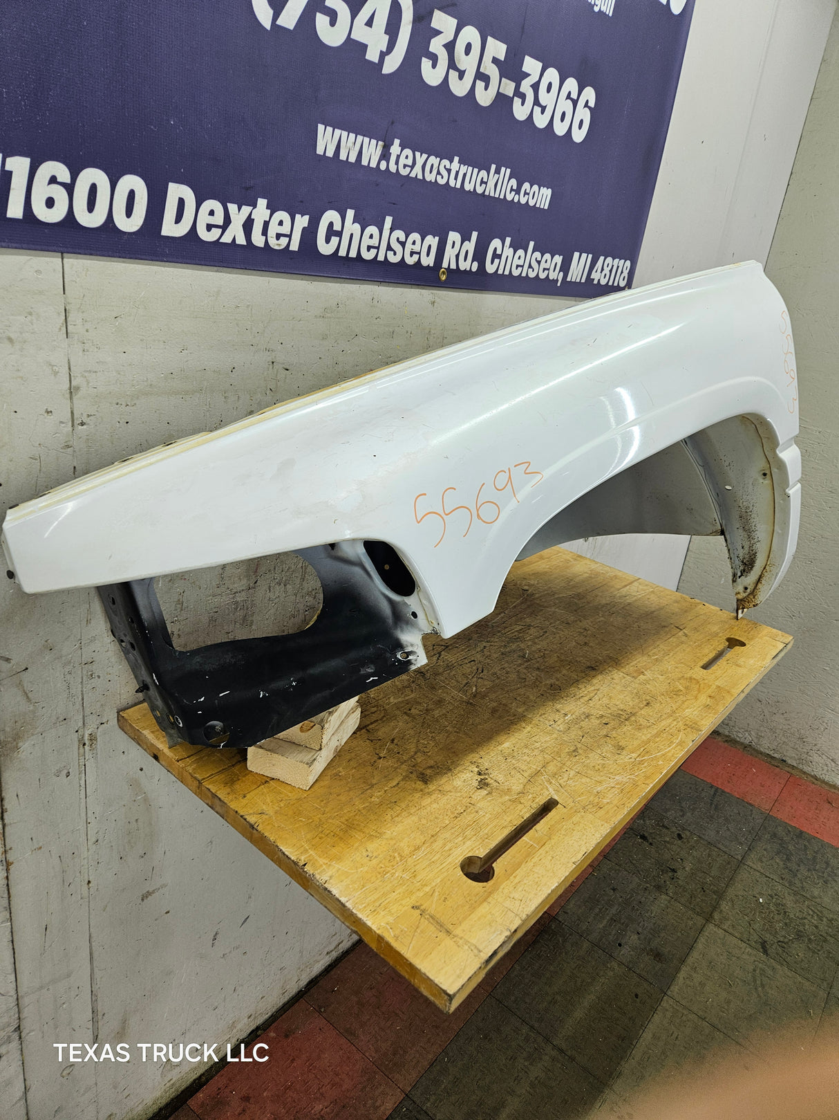 1994-2002 Dodge Ram 2nd Gen 1500 2500 3500 LH Driver Side Fender - White
