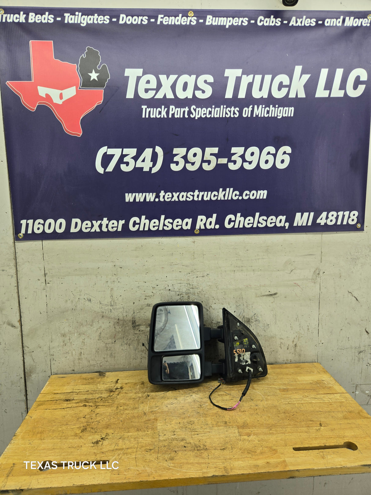 2008-2010 Ford Super Duty F250 F350 F450 F550 LH Driver Side Power & Heated Towing Mirror OEM