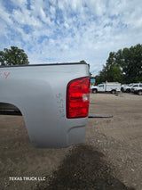 2007-2013 Chevrolet Silverado 1500 2500 3500 HD 6' 6" Short Truck Bed - Silver