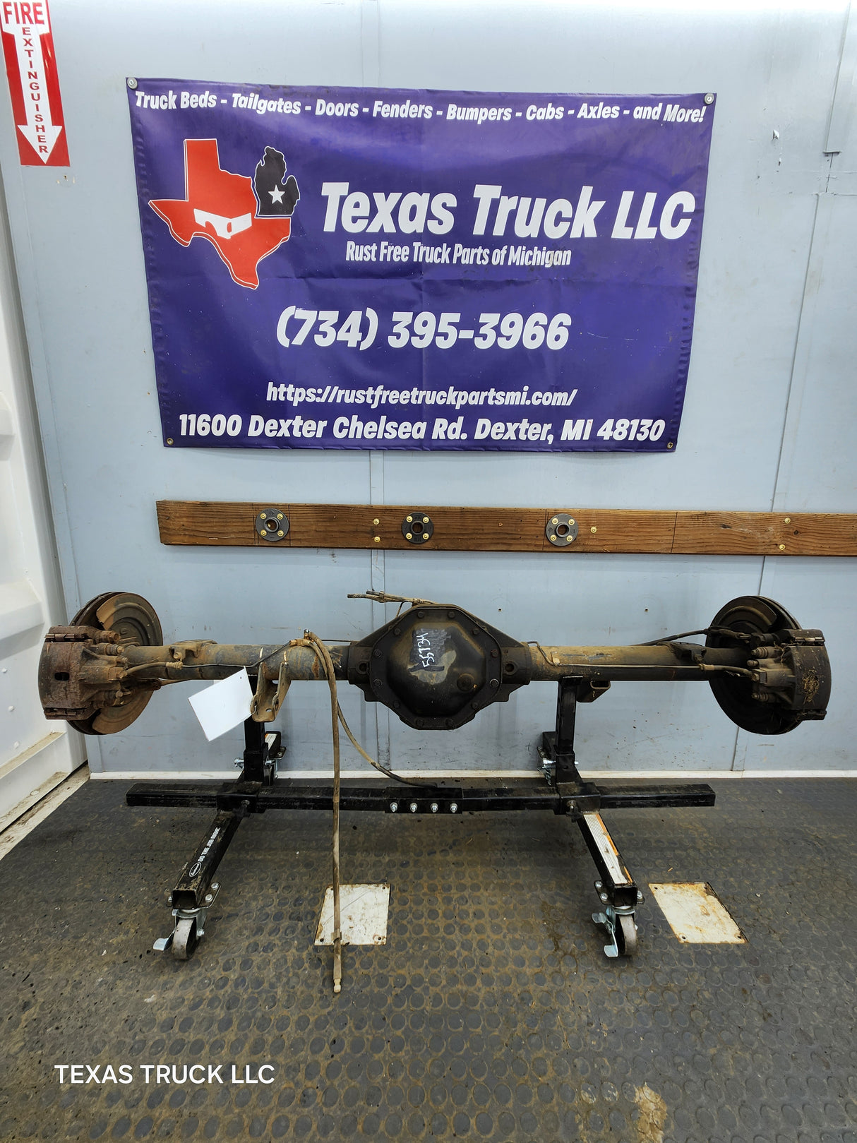 2002-2005 Dodge Ram 1500 Rear Axle 3.55 Gear Ratio 9.25 3rd Gen