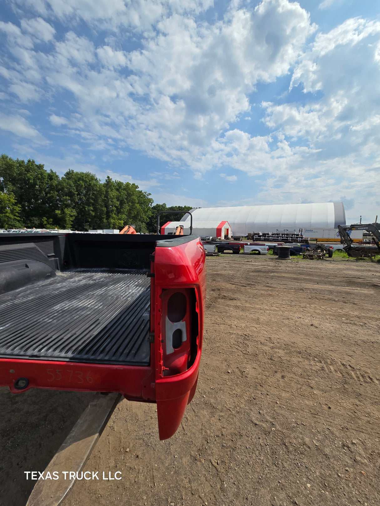 2009-2018 Dodge Ram 4th Gen 1500 2500 3500 6' 4" Short Truck Bed - Bright Red