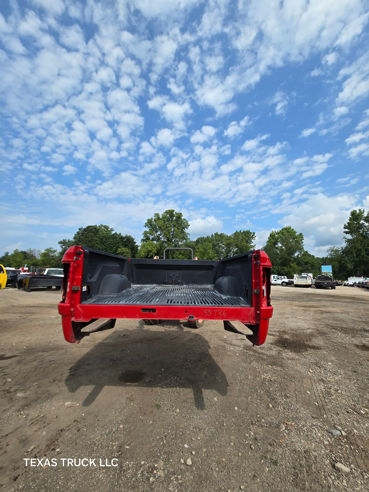 2009-2018 Dodge Ram 4th Gen 1500 2500 3500 6' 4" Short Truck Bed - Bright Red