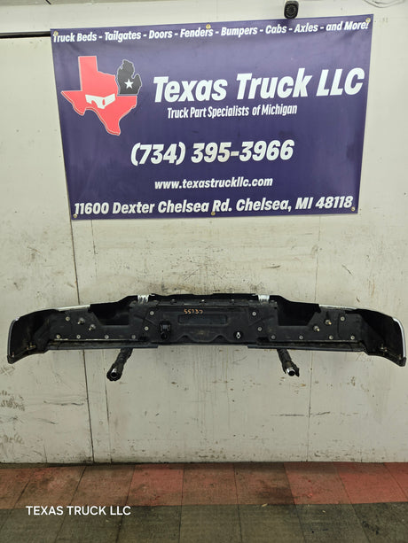 2017-2022 Ford Super Duty Rear Bumper F250 F350 F450 F550 Chrome W/parking aid - Chrome