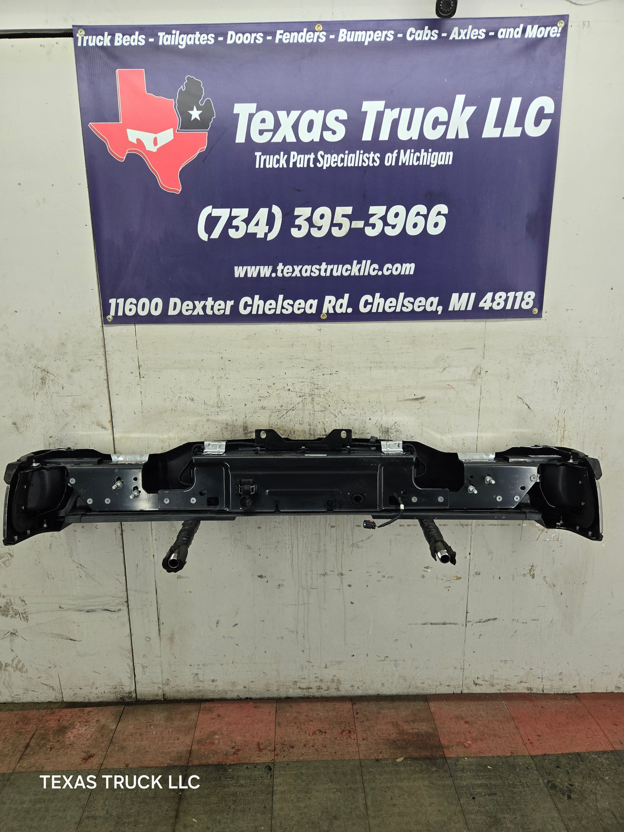 2023-2025 Ford Super Duty Rear Bumper F250 F350 F450 F550 - Chrome