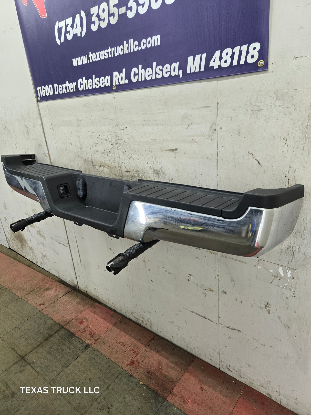 2017-2022 Ford Super Duty Rear Bumper F250 F350 F450 - Chrome