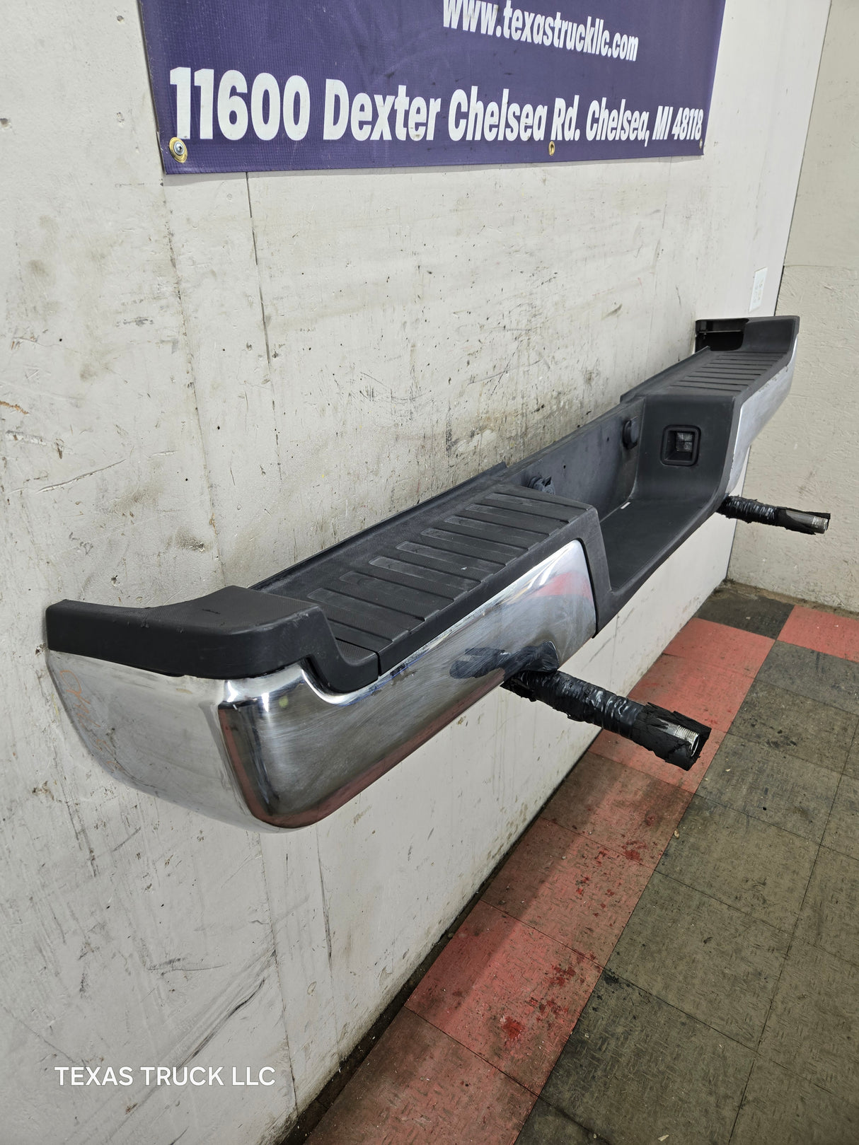 2017-2022 Ford Super Duty Rear Bumper F250 F350 F450 - Chrome