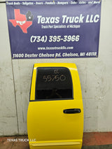 2003-2008 Dodge Ram 3rd Gen LH Driver Side Rear Quad Cab Crew Cab Door 1500 2500 3500 4500 5500- Yellow
