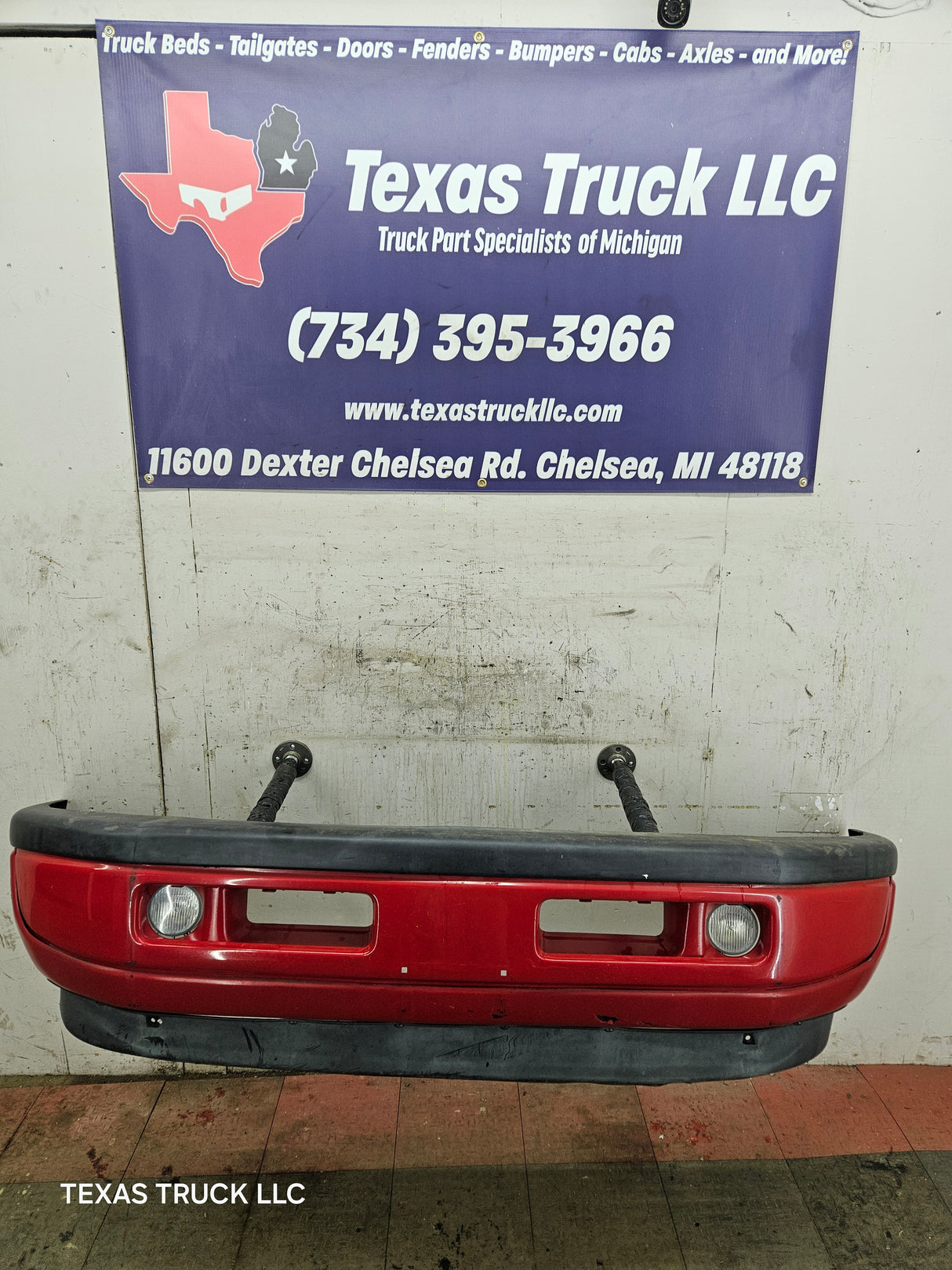 1994-2002 Dodge Ram 2nd Gen 1500 2500 3500 Front Bumper Red