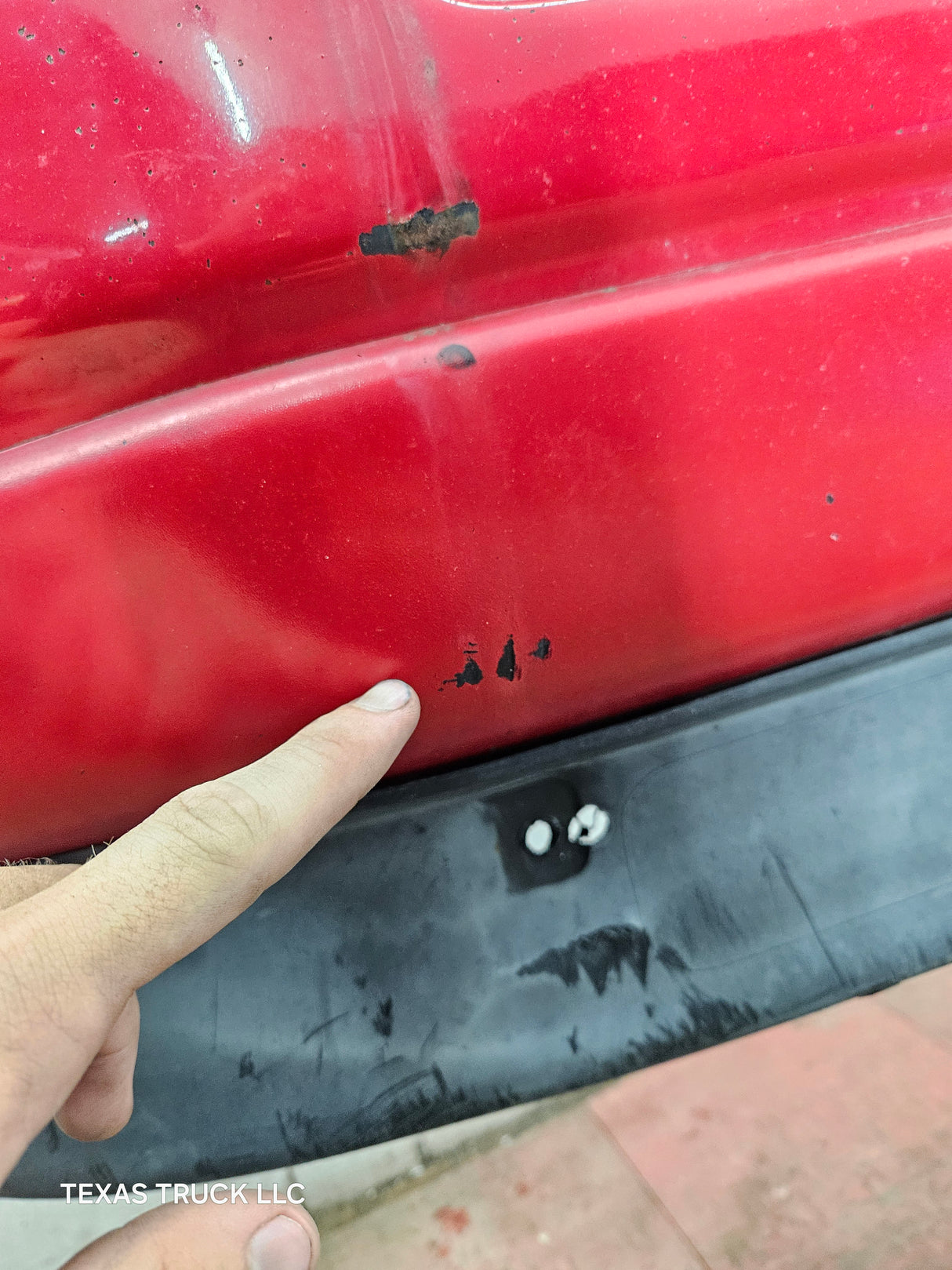 1994-2002 Dodge Ram 2nd Gen 1500 2500 3500 Front Bumper Red