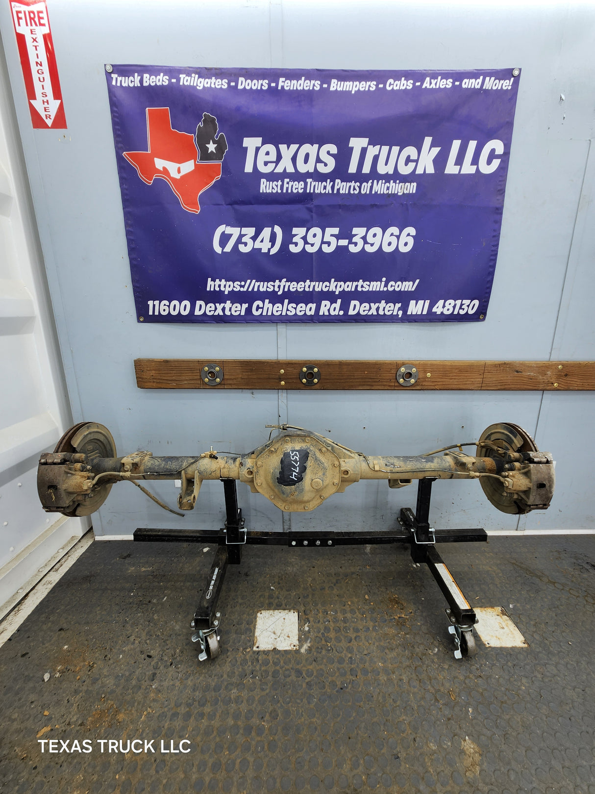 2002-2005 Dodge Ram 1500 Rear Axle 3.55 Gear Ratio 9.25 3rd Gen