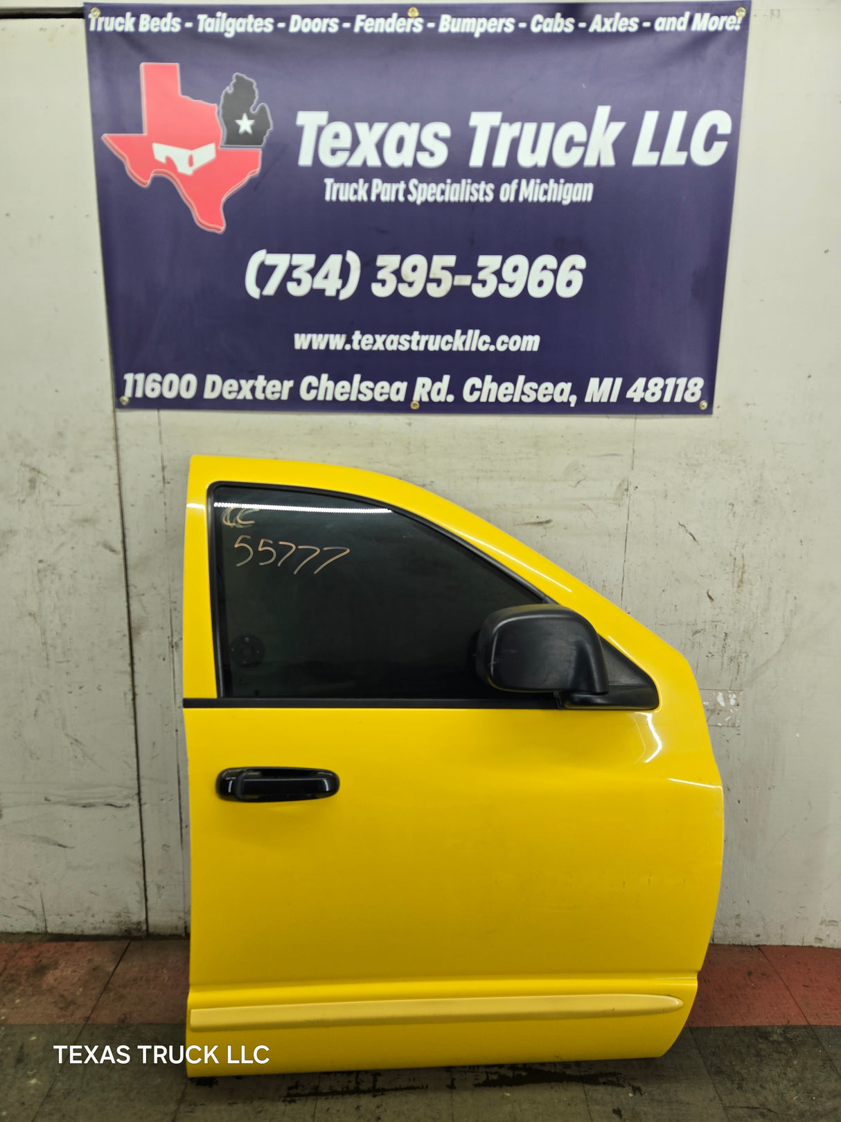 2003-2008 Dodge Ram 3rd Gen Passenger Side Front Quad Cab Crew Cab Door 1500 2500 3500 4500 5500 - Yellow