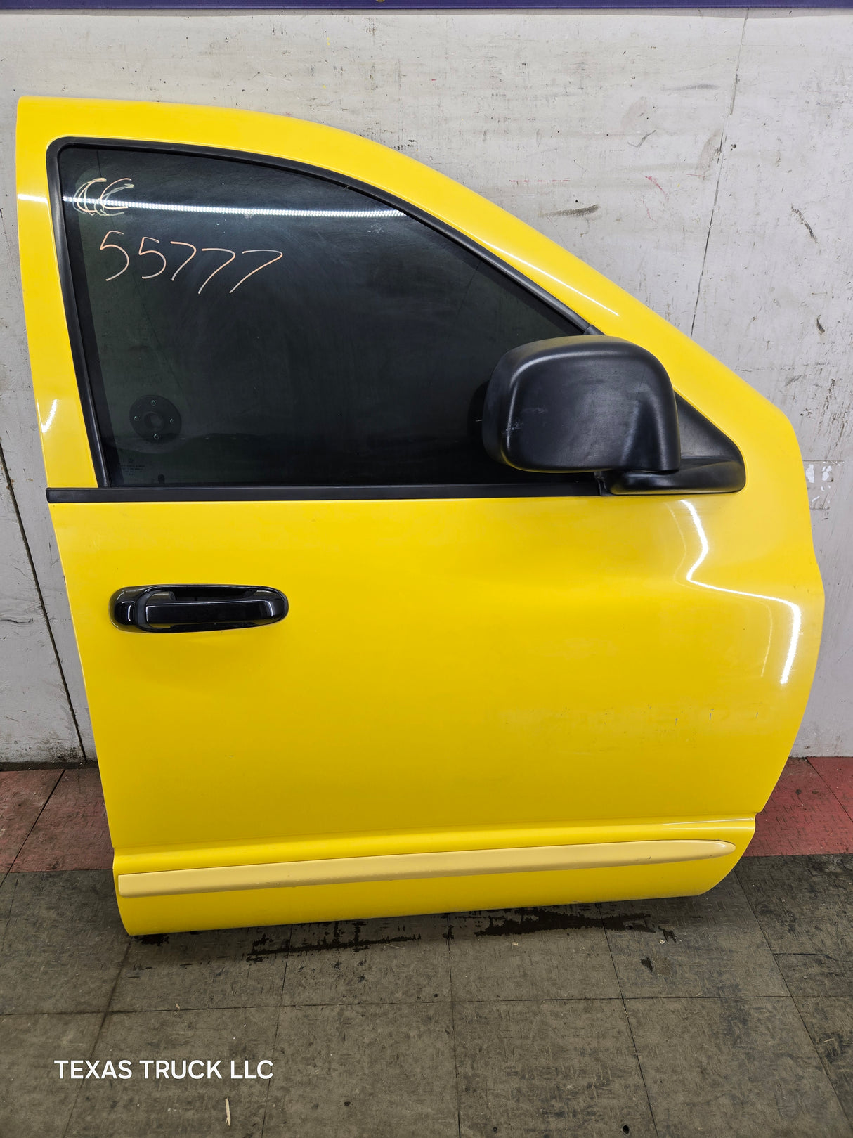 2003-2008 Dodge Ram 3rd Gen Passenger Side Front Quad Cab Crew Cab Door 1500 2500 3500 4500 5500 - Yellow