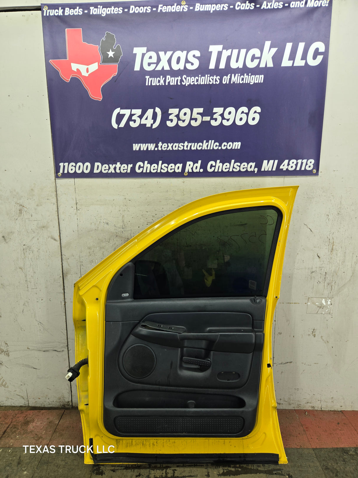 2003-2008 Dodge Ram 3rd Gen Passenger Side Front Quad Cab Crew Cab Door 1500 2500 3500 4500 5500 - Yellow