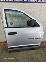 2003-2008 Dodge Ram 3rd Gen Passenger Side Front Quad Cab Crew Cab Door 1500 2500 3500 4500 5500 - Silver