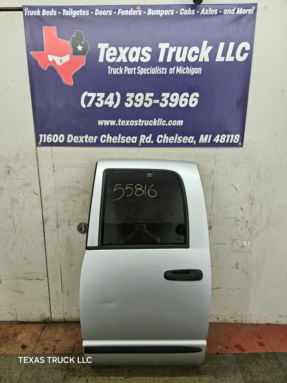 2003-2008 Dodge Ram 3rd Gen LH Driver Rear Quad Cab Door 1500 2500 3500 4500 5500 - Silver