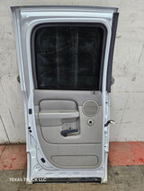 2003-2008 Dodge Ram 3rd Gen LH Driver Rear Quad Cab Door 1500 2500 3500 4500 5500 - Silver