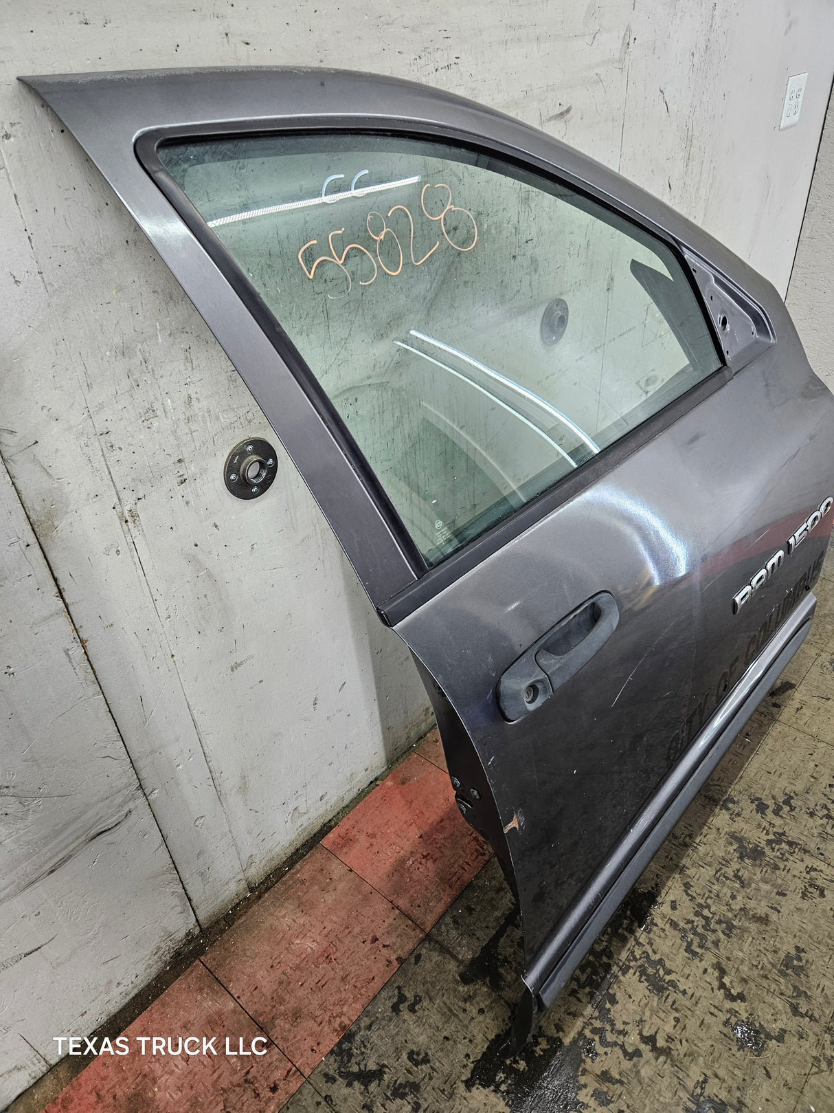 2003-2008 Dodge Ram 3rd Gen Passenger Side Front Quad Cab Crew Cab Door 1500 2500 3500 4500 5500 - Gray