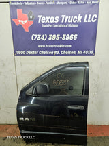 2003-2008 Dodge Ram 3rd Gen Driver Side Front Quad Cab Crew Cab Door 1500 2500 3500 4500 5500 - Black