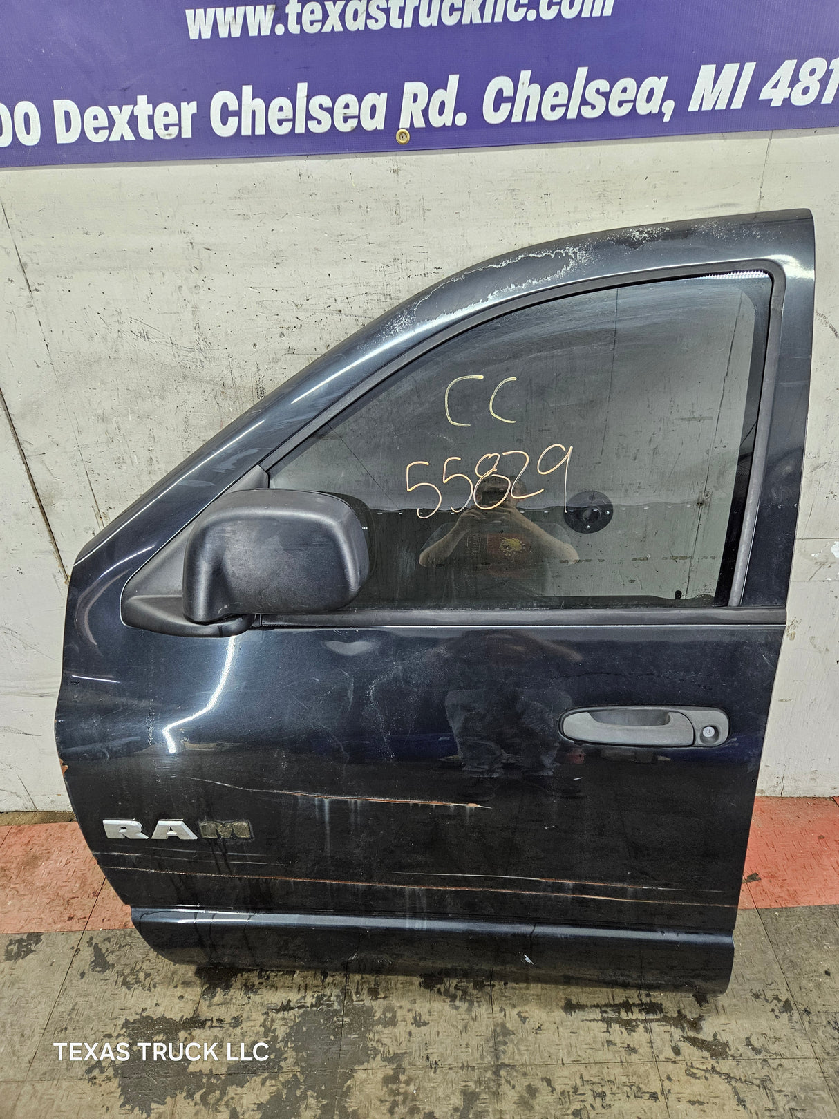 2003-2008 Dodge Ram 3rd Gen Driver Side Front Quad Cab Crew Cab Door 1500 2500 3500 4500 5500 - Black
