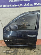 2003-2008 Dodge Ram 3rd Gen Driver Side Front Quad Cab Crew Cab Door 1500 2500 3500 4500 5500 - Black