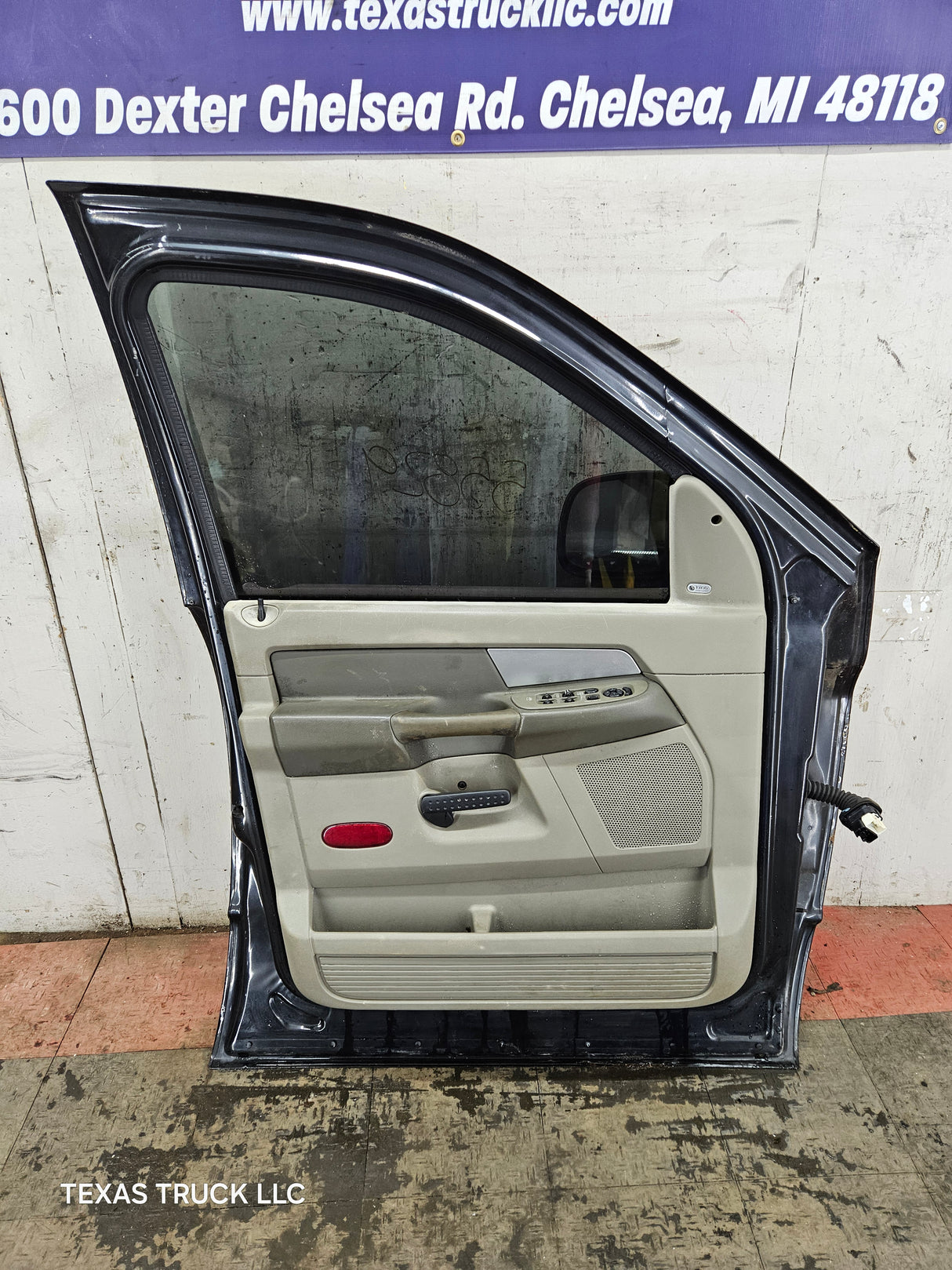 2003-2008 Dodge Ram 3rd Gen Driver Side Front Quad Cab Crew Cab Door 1500 2500 3500 4500 5500 - Black