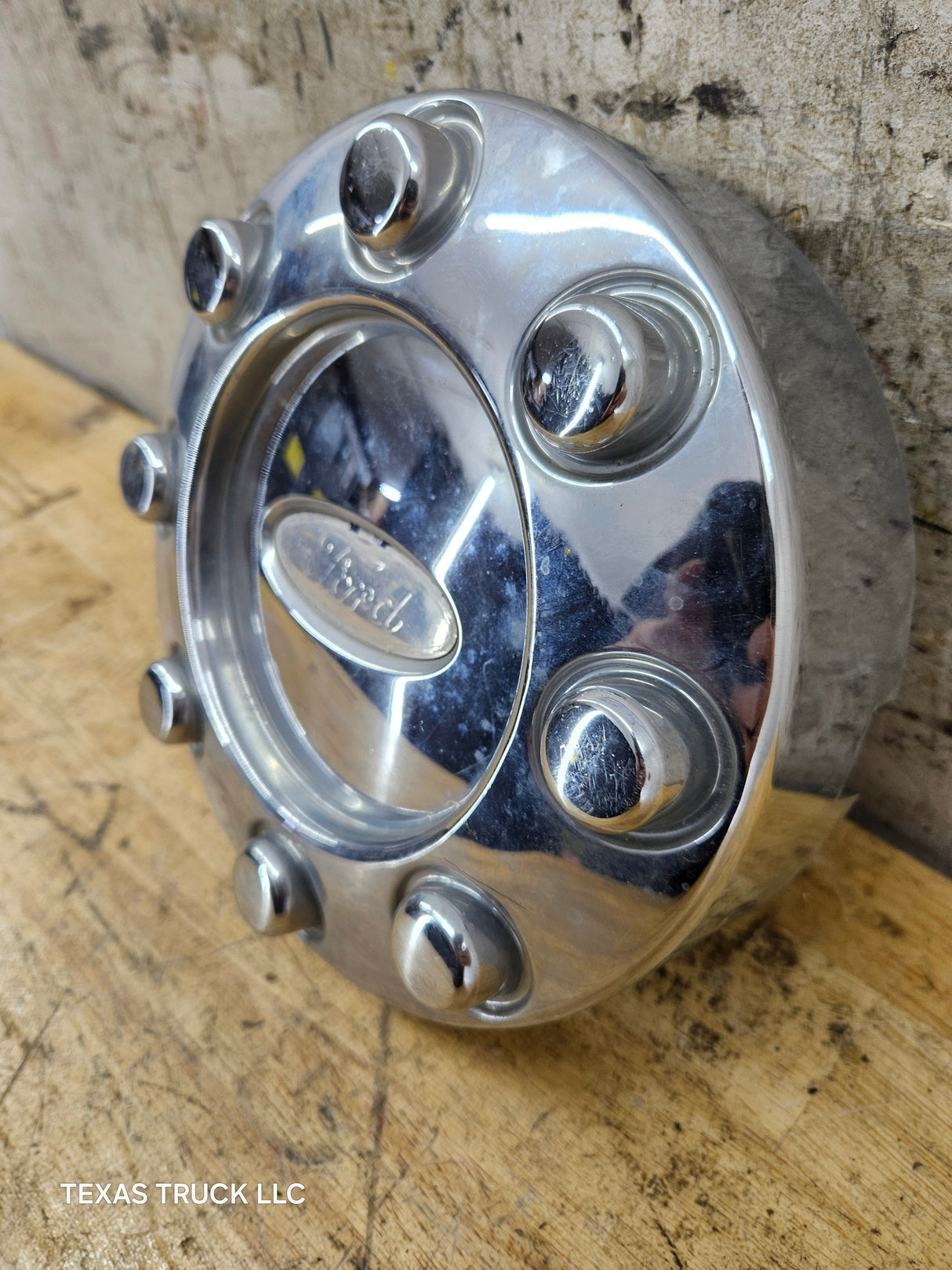 2008-2016 Ford Super Duty F250 F350 Hub Cap Center Cap SINGLE REAR WHEEL 8 LUG 5C34-1A096-KE