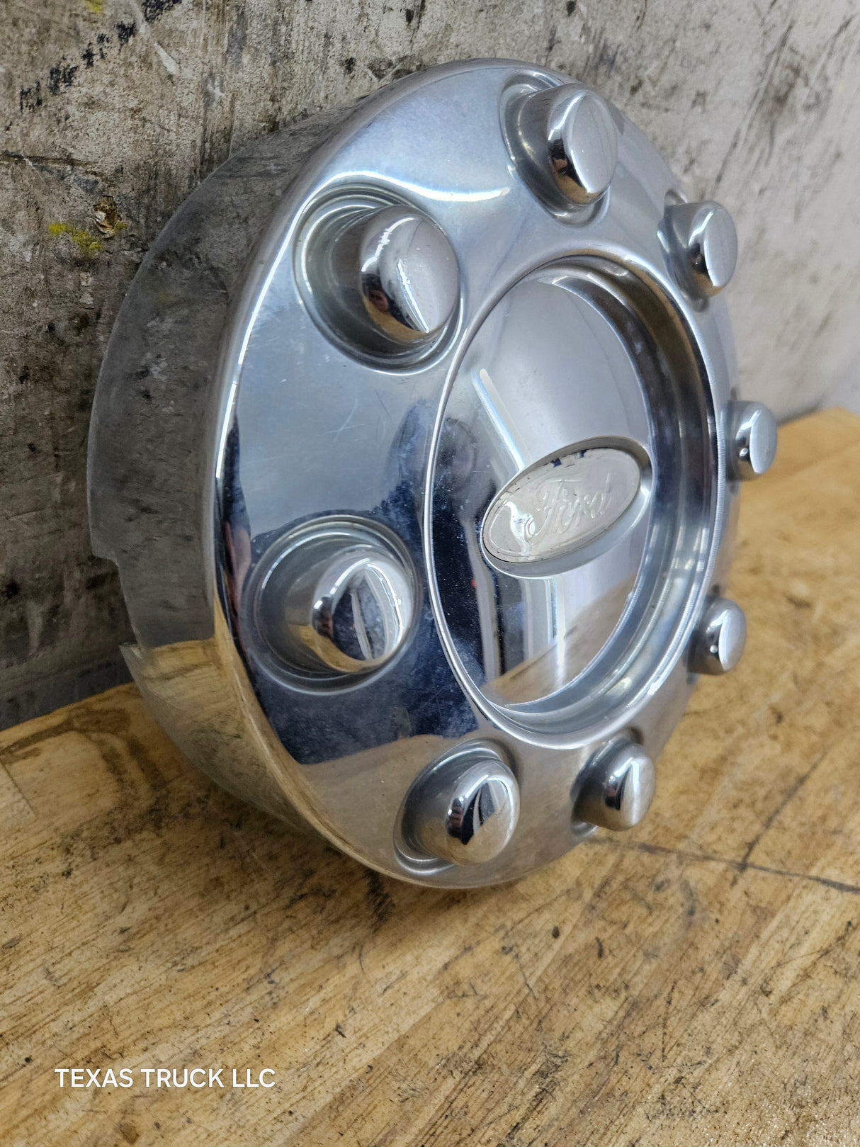 2008-2016 Ford Super Duty F250 F350 Hub Cap Center Cap SINGLE REAR WHEEL 8 LUG 5C34-1A096-KE