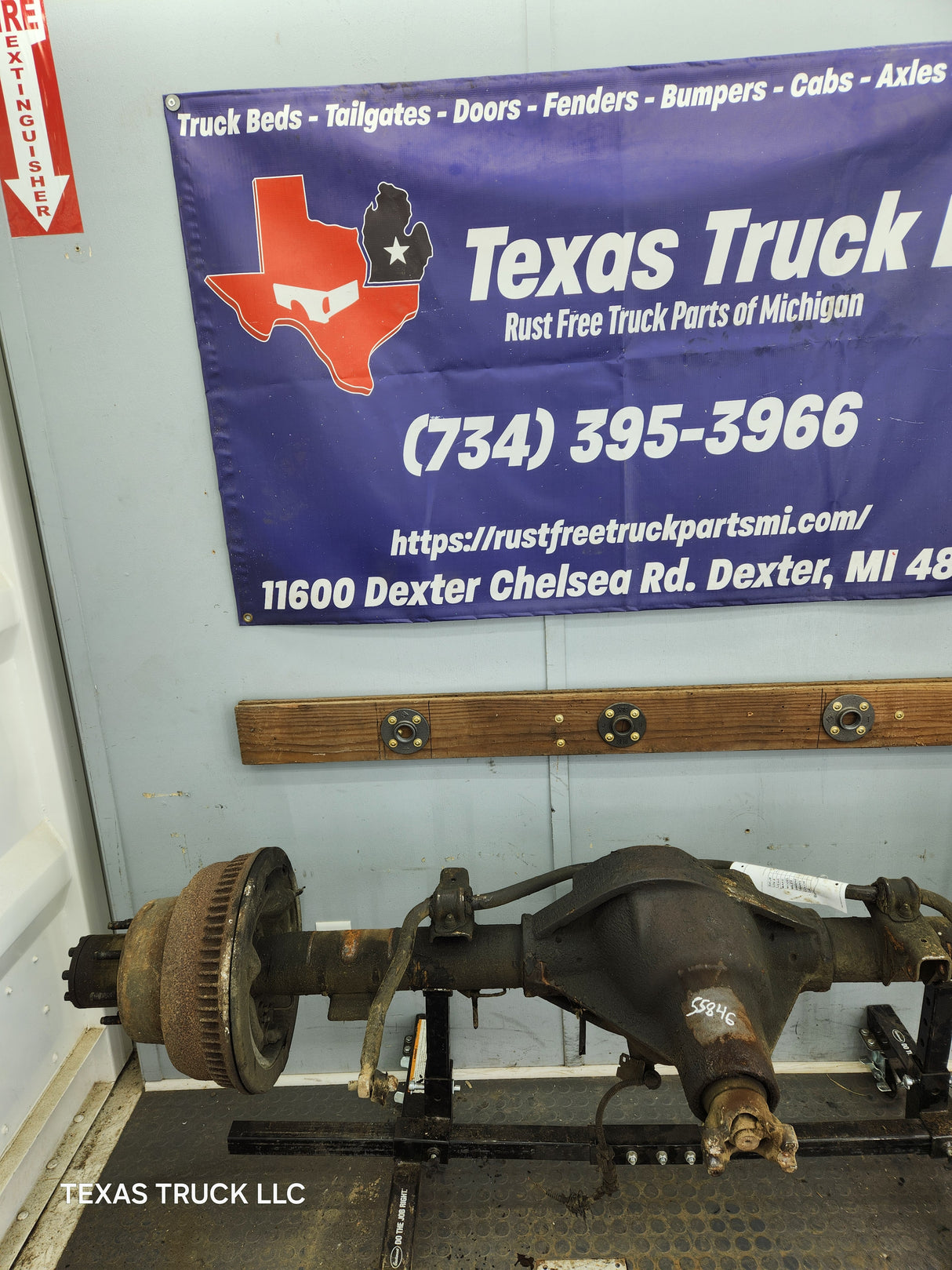 1994-1999 2nd Gen Dodge Ram 3500 Dually 4x4 Rear Axle 4.10 Ratio Cummins Diesel Gas
