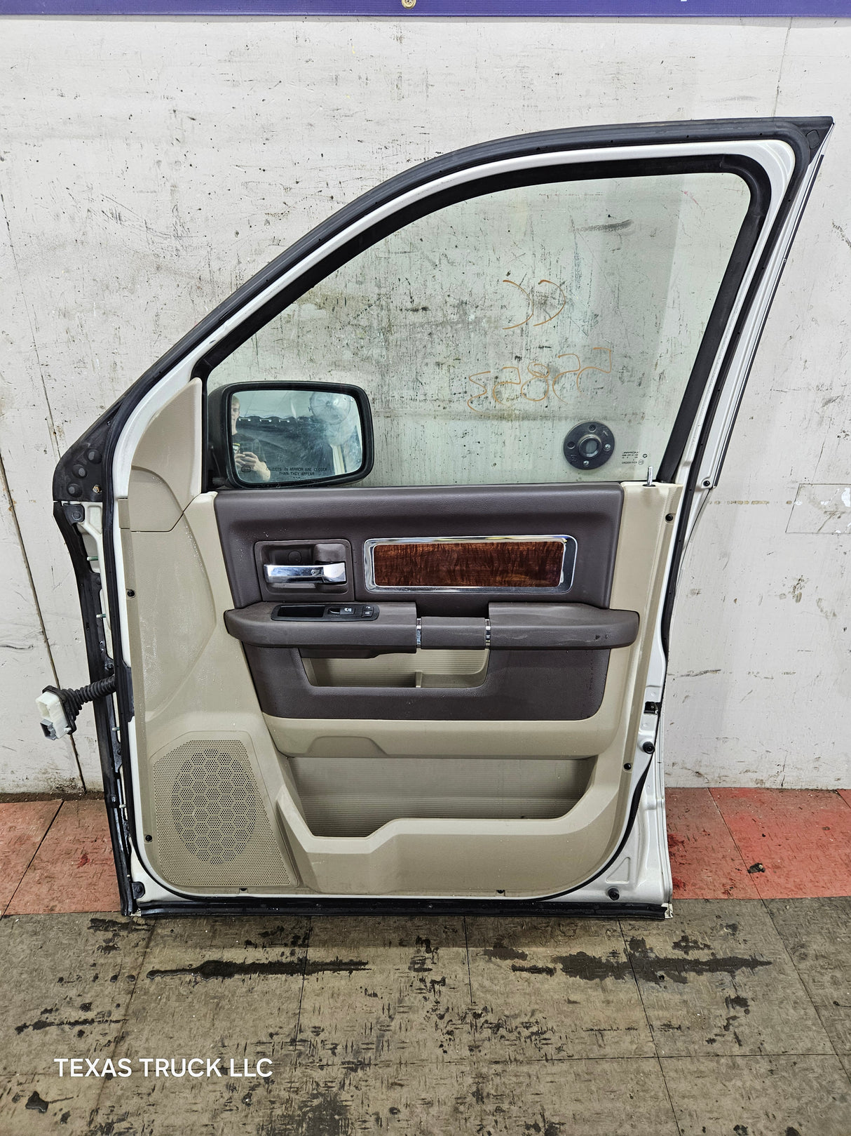 2009-2018 Dodge Ram 4th Gen Passenger Side RH Front Quad Cab Door 1500 2500 3500 4500 5500 - Light Graystone Pearl Coat