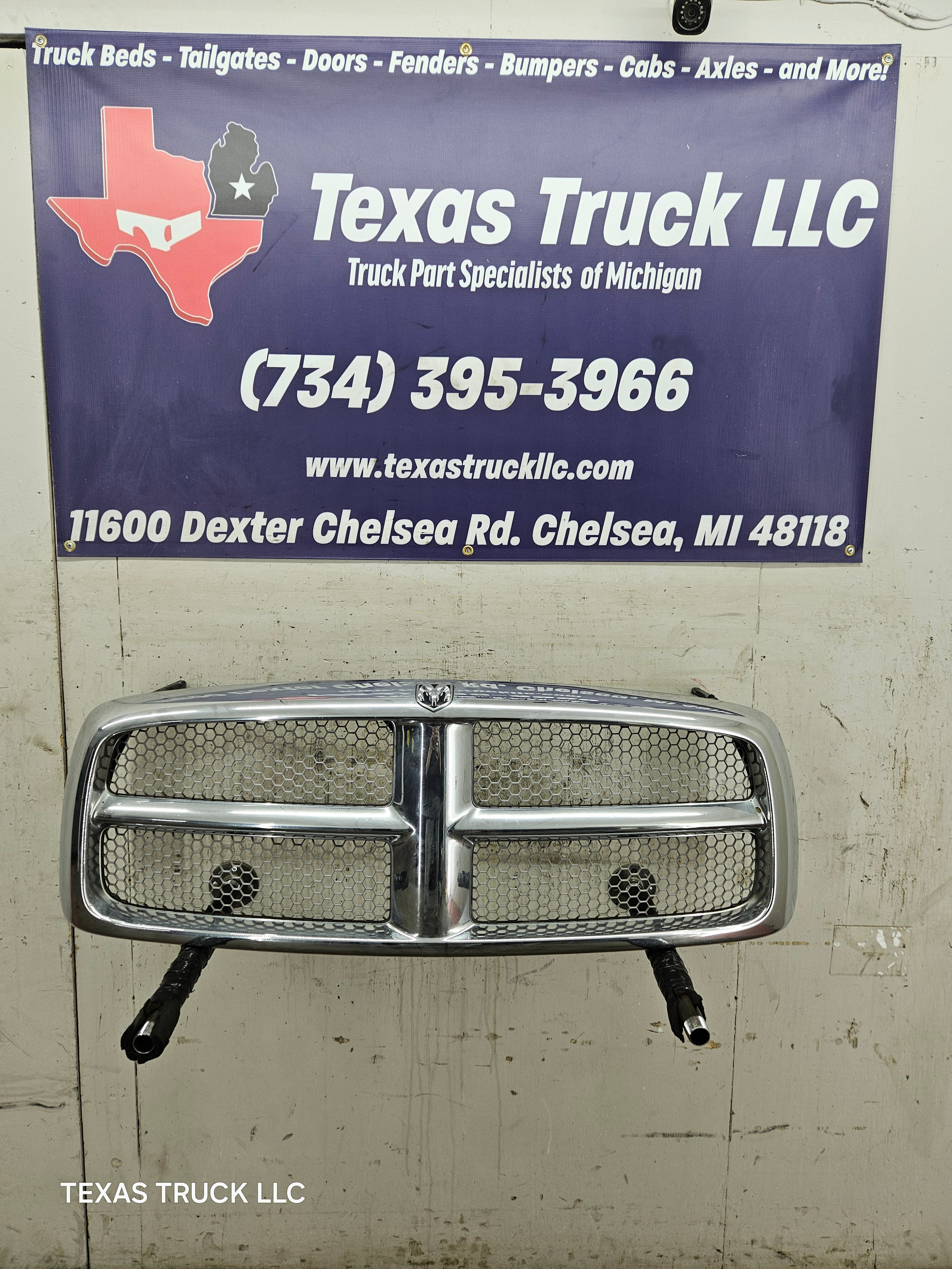 2002-2005 Dodge Ram 3rd Gen 1500 2500 3500 Chrome Grill – Texas