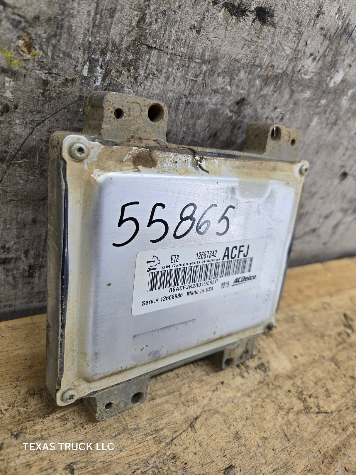 2018 Chevrolet Silverado 2500 3500 6.0L PCM ACFJ / 12687342