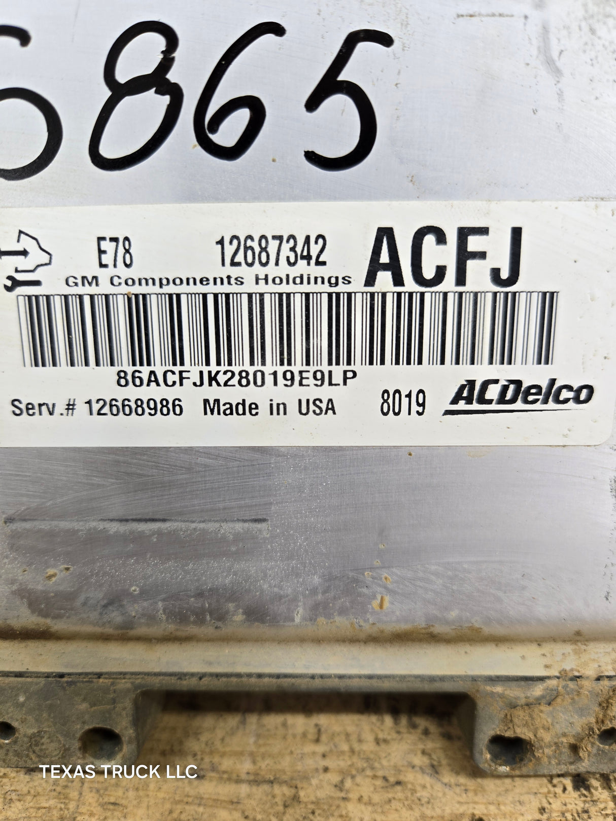 2018 Chevrolet Silverado 2500 3500 6.0L PCM ACFJ / 12687342