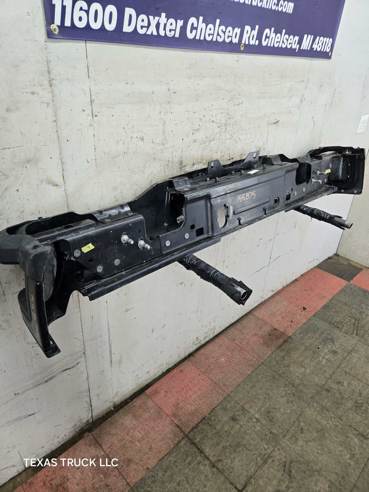 2023-2026 Ford Super Duty Rear Bumper With Sensor Holes F250 F350 F450 F550 - Black