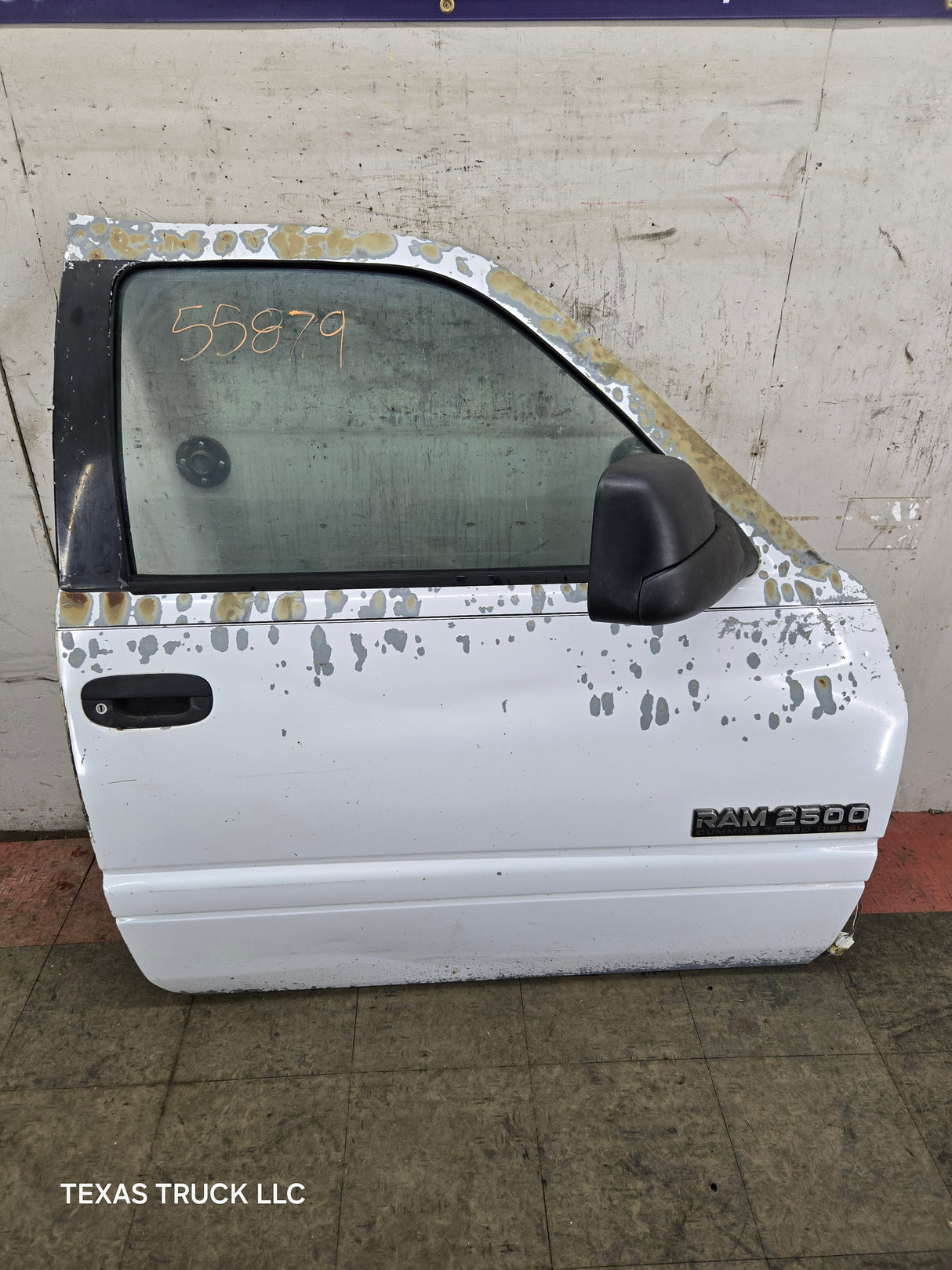 1994-2002 Dodge Ram 2nd Gen Passenger Front Extended Cab Door 1500 2500 3500 - White