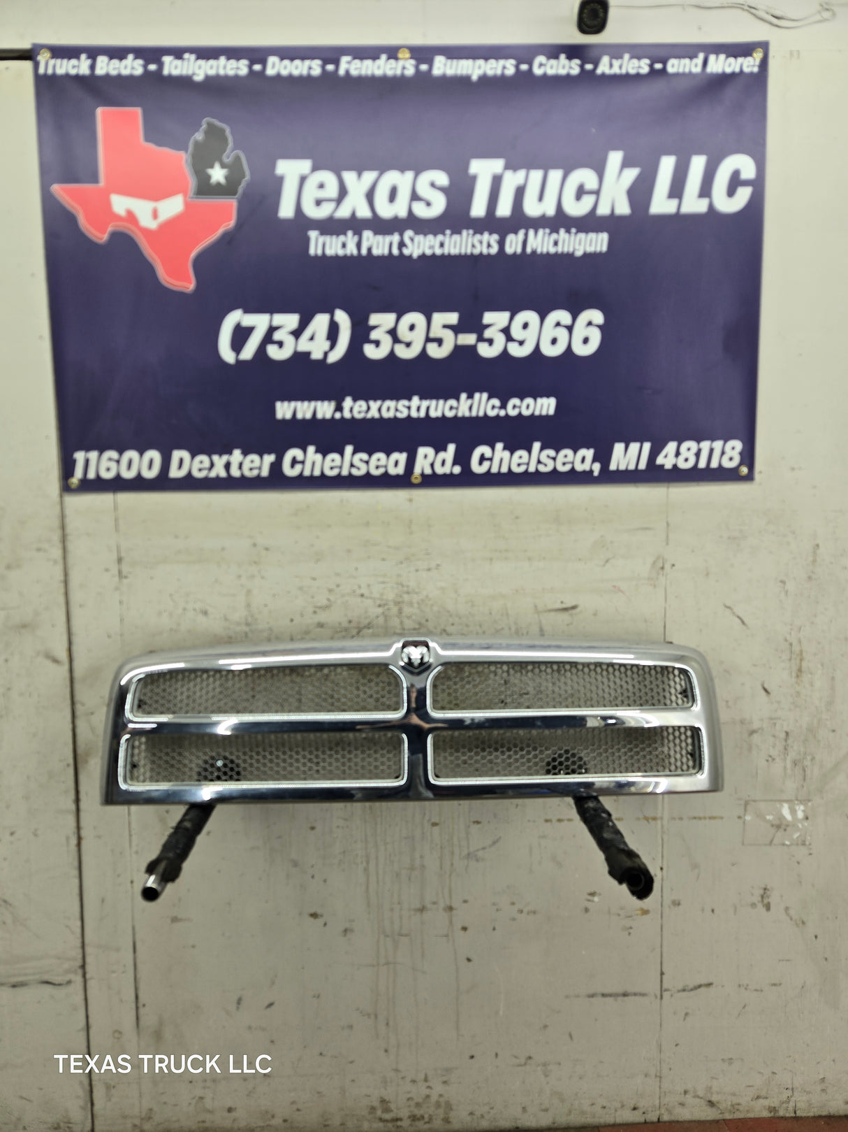 1994-2002 Dodge Ram 2nd Gen 1500 2500 3500 Chrome Grill OEM