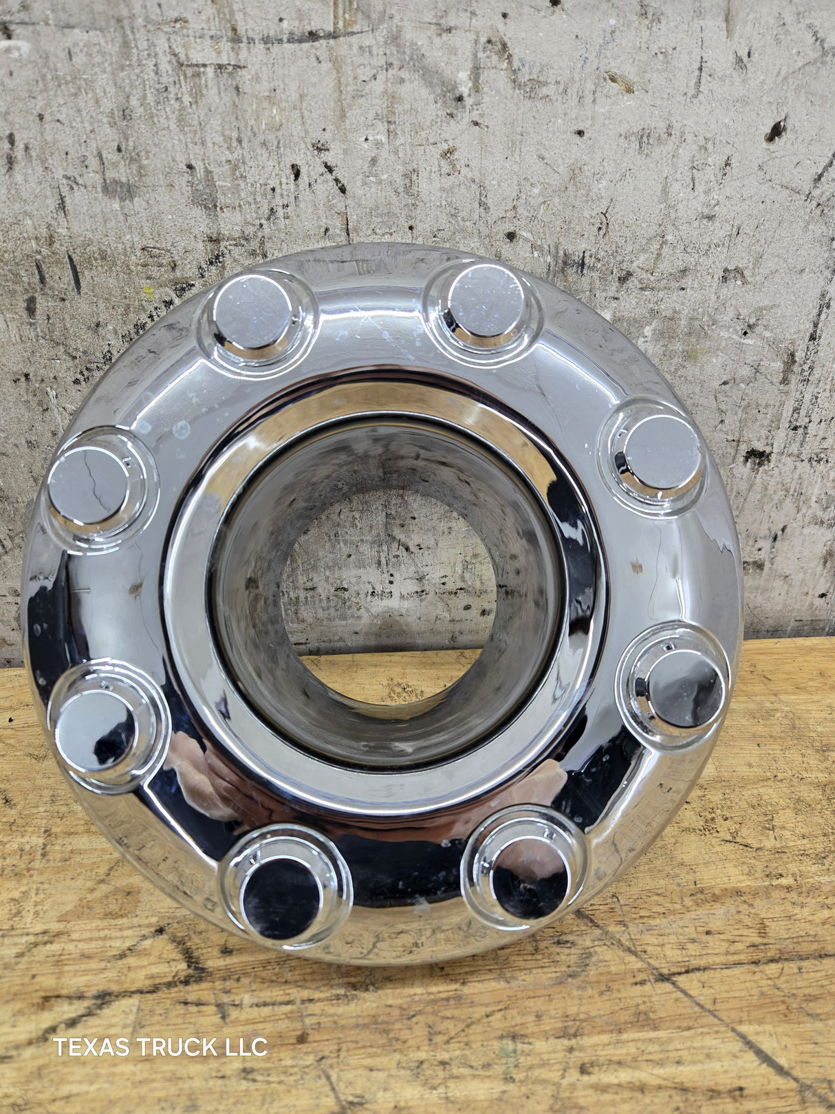 2008-2016 Ford Super Duty F350 Front DUALLY Hub Cap Chrome Center Cap 4x4 8 LUG