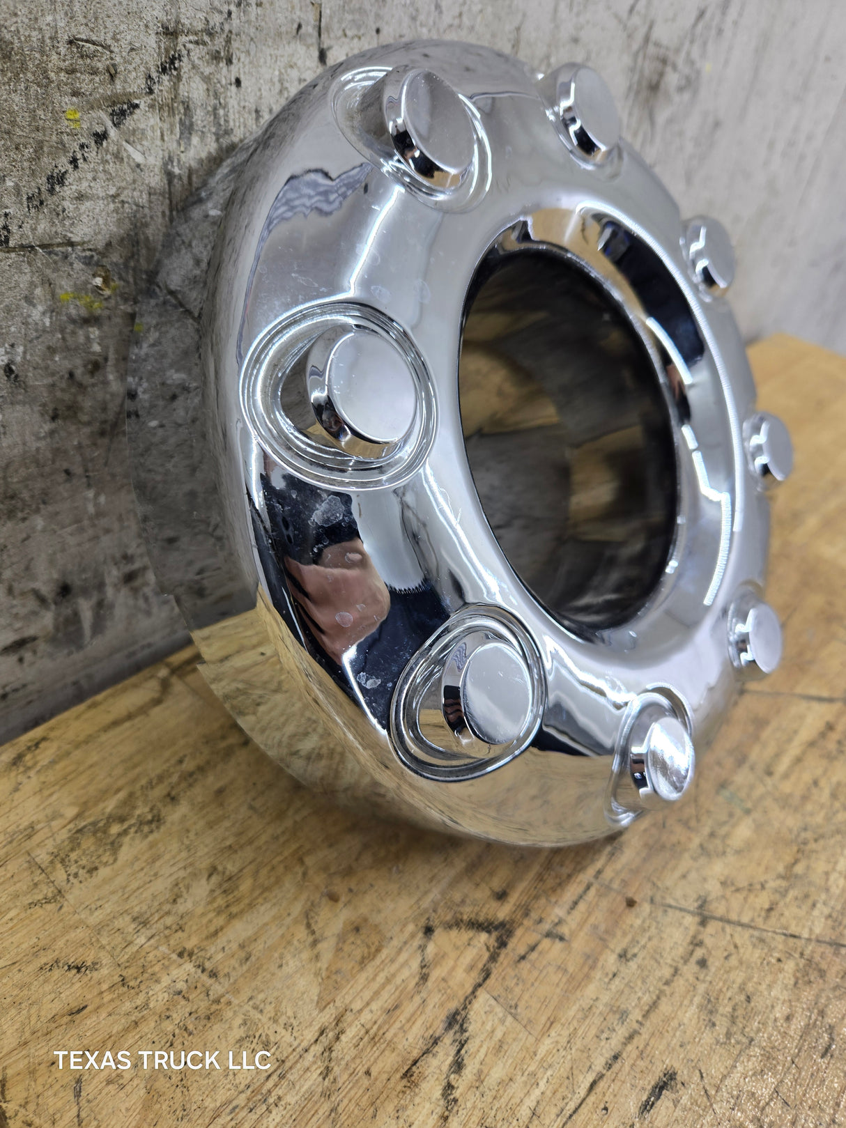 2008-2016 Ford Super Duty F350 Front DUALLY Hub Cap Chrome Center Cap 4x4 8 LUG